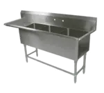 John Boos 3PB184-1D18L Sink, (3) Three Compartment