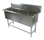 John Boos 3PB3024 Sink, (3) Three Compartment