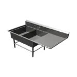 John Boos 42PB20284-1D30R Sink, (2) Two Compartment