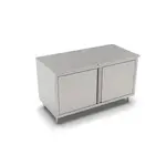 John Boos 4CH4-2436-1S Work Table, Cabinet Base Hinged Doors