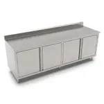 John Boos 4CH4R5-3696-1S Work Table, Cabinet Base Hinged Doors