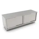 John Boos 4CS4-24108 Work Table, Cabinet Base Sliding Doors