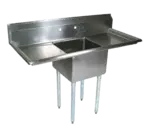 John Boos E1S8-1824-14T24-X Sink, (1) One Compartment