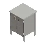 John Boos EBHS4-3072 Work Table, Cabinet Base Hinged Doors