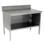 John Boos EBOS4R5-2496 Work Table, Cabinet Base Open Front