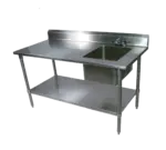 John Boos EPT8R5-3048SSK-R-X Work Table, with Prep Sink(s)