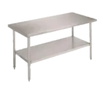 John Boos FBLS4824-X Work Table,  40" - 48", Stainless Steel Top