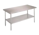 John Boos FBLS9618 Work Table,  85" - 96", Stainless Steel Top