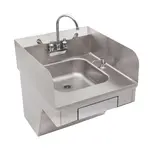 John Boos PBHS-ADA-P-STD-SSLR-X Sink, Hand