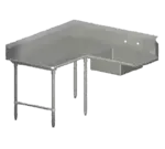 John Boos SDT4-K60108SBK-L Dishtable, Soiled 