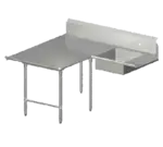 John Boos SDT6-L70144GBK-L Dishtable, Soiled 