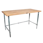 John Boos SNB18 Work Table, Wood Top