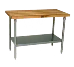 John Boos SNS09-X Work Table, Wood Top