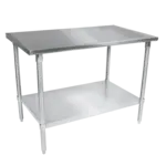 John Boos ST4-2436GSK Work Table,  36" - 38", Stainless Steel Top