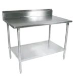 John Boos ST4R5-2472SSK Work Table,  63" - 72", Stainless Steel Top 
