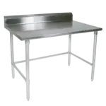 John Boos ST4R5-3060SBK Work Table,  54" - 62", Stainless Steel Top