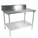 John Boos ST4R5-3060SSK Work Table,  54" - 62", Stainless Steel Top