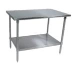 John Boos ST6-2436SSK-X Work Table,  36" - 38", Stainless Steel Top