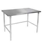 John Boos ST6-2460GBK-X Work Table,  54" - 62", Stainless Steel Top