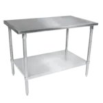 John Boos ST6-2460GSK-X Work Table,  54" - 62", Stainless Steel Top