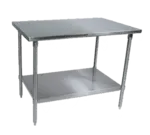 John Boos ST6-2496SSK-X Work Table,  85" - 96", Stainless Steel Top
