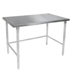 John Boos ST6-3060SBK-X Work Table,  54" - 62", Stainless Steel Top