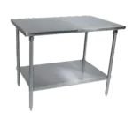 John Boos ST6-3096GSK-X Work Table,  85" - 96", Stainless Steel Top