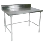 John Boos ST6R5-2460SBK-X Work Table,  54" - 62", Stainless Steel Top