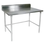 John Boos ST6R5-2460SBK-X Work Table,  54" - 62", Stainless Steel Top