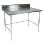 John Boos ST6R5-3060SBK-X Work Table,  54" - 62", Stainless Steel Top