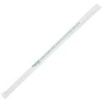 Jumbo Straw, 9", Clear, Plastic, Paper Wrapped, (300/Pack) Karat KE-C9200