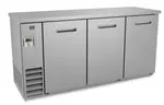 Kelvinator Commercial KCHBB72SS Back Bar Cabinet, Refrigerated