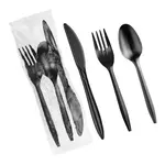 ARVESTA (DISPOSABLES) Kit Black, Spork/Napkin/Straw 1000kits