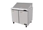 Kool-It - Signature KSTM-36-2 Refrigerated Counter, Mega Top Sandwich / Salad Un