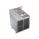Krowne Metal KR24-24SC Underbar Waste Cabinet, Wet & Dry