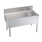 Krowne Metal KR24-M48L-10 Underbar Ice Bin/Cocktail Station, Bottle Well Bin