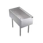 Krowne Metal KRPT-1836-10 Underbar Ice Bin/Cocktail Station, Pass-Thru