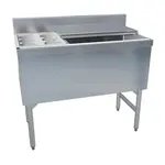 LaCrosse Cooler SD36-24CTR+10 Underbar Ice Bin/Cocktail Station, Bottle Well Bin