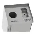 Lakeside Manufacturing 3320 Recycling Receptacle / Container, Metal