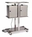 Lakeside Manufacturing 696 Rack, Hand Lift Cabinet Transport Cart