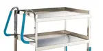 Lakeside Manufacturing 7015 Cart, Bussing Utility Transport, Metal