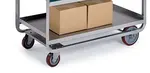 Lakeside Manufacturing 954 Cart, Bussing Utility Transport, Metal