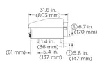 Lang Manufacturing 224TC Griddle, Gas, Countertop