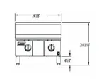 Lang Manufacturing 236ZTD Griddle, Gas, Countertop