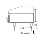 Lang Manufacturing 260ZSD Griddle, Gas, Countertop