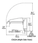 Lang Manufacturing CSG24 Griddle with Platens, Gas