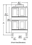 Lang Manufacturing GCOF-AP1 Convection Oven, Gas