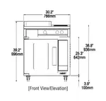 Lang Manufacturing R30C-APB Range, 30" Restaurant, Electric