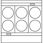 Lang Manufacturing R36C-ATEM Range, 36" Heavy Duty, Electric