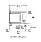 Lang Manufacturing RI36C-ATE Induction Range, Floor Model